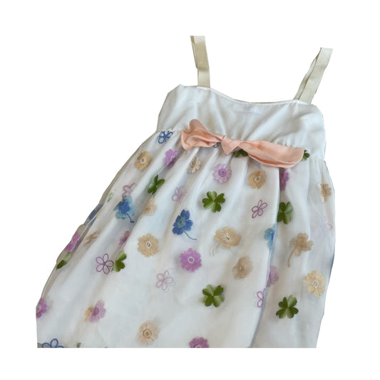 Blumarine Floral Babydoll Mini Dress