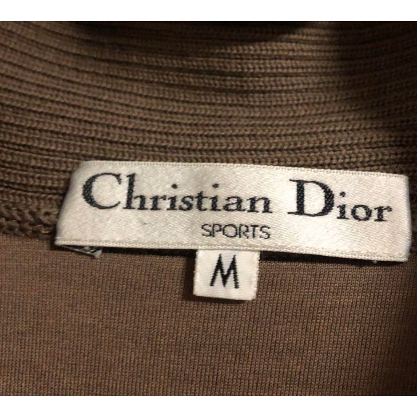 Christian Dior Sports Brown Quilted Logo Embroidery Button Down Vest