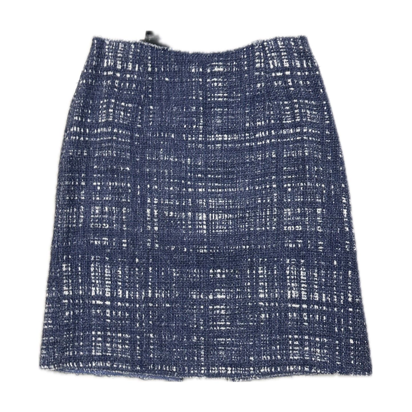 Prada Sketch Cotton Grid Pencil Skirt W Slit