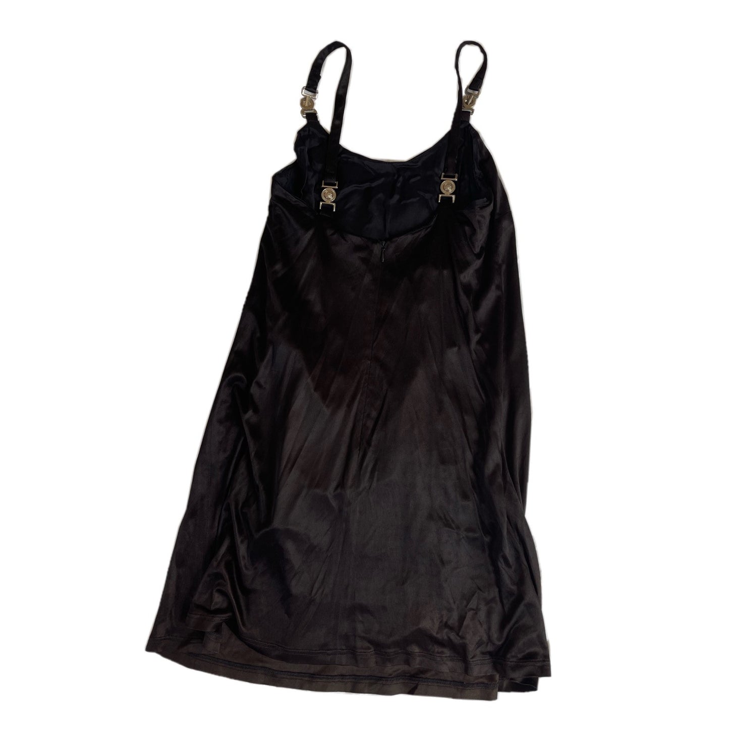 Versace Jeans Couture Mini Dress W Metal Medusa Straps