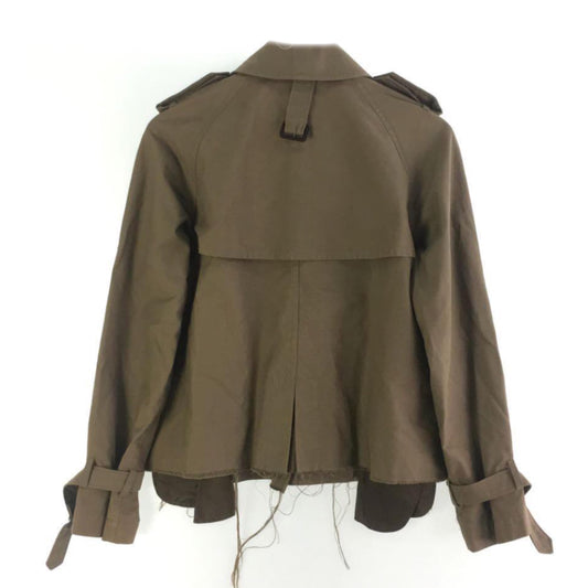 Tricot Comme Des Garcons Trench Cropped Coat