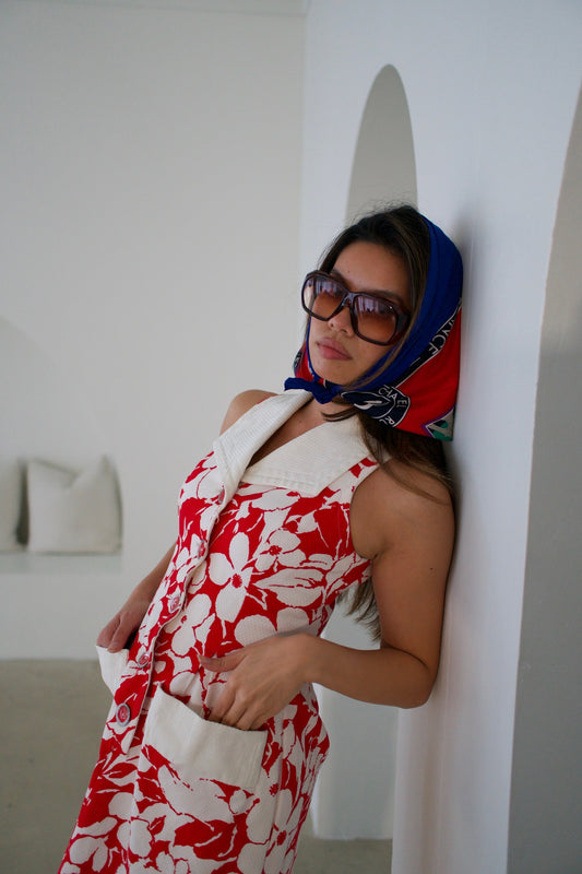 Givenchy Floral Sless Button Down Pocket Dress