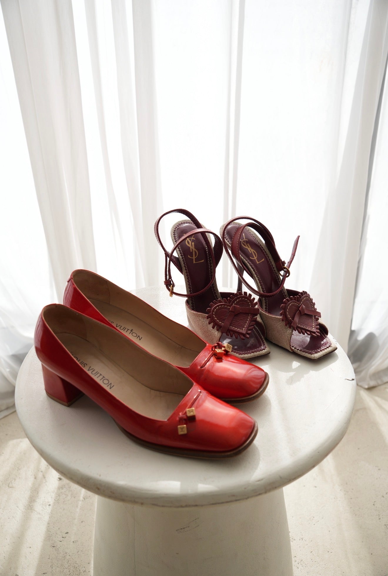 Louis Vuitton Vernis Red Ballet Pump sz 39