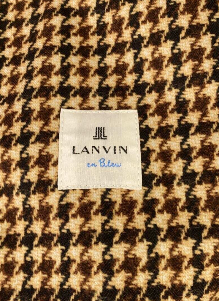 Lanvin et blue navy mens coat