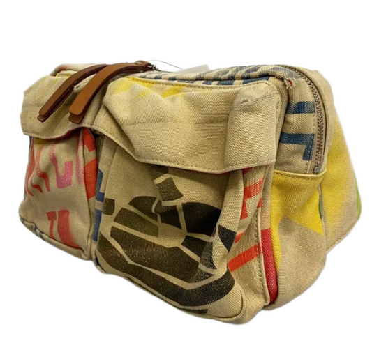 Vivienne Westwood Graffiti Canvas Waist bag