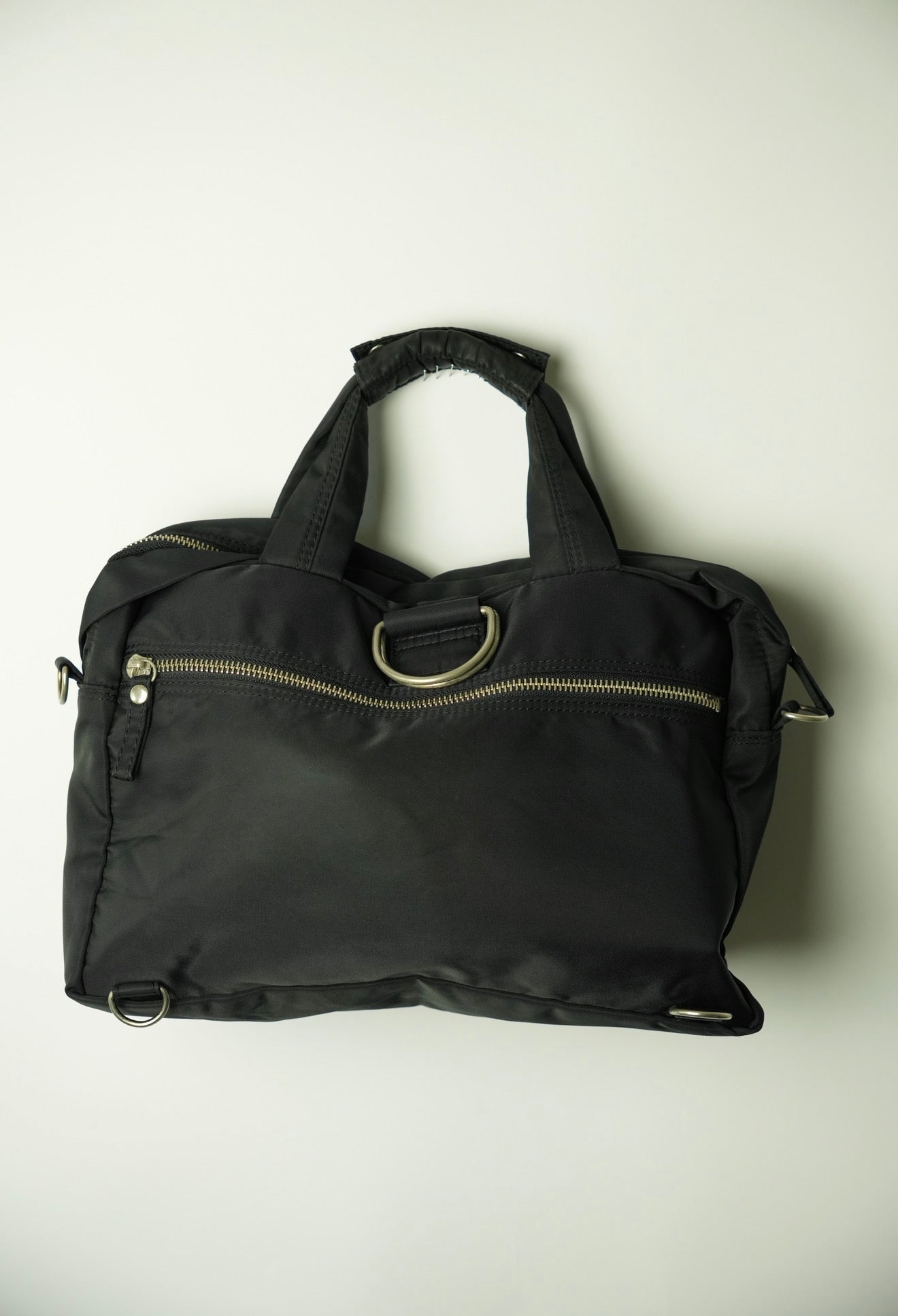 Jean Paul Gaultier Nylon Double Handle Mini Briefcase Handbag
