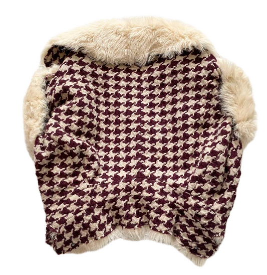 Marni Houndstooth Jacket w Fur Collar and SS Sleeve Winter 2010