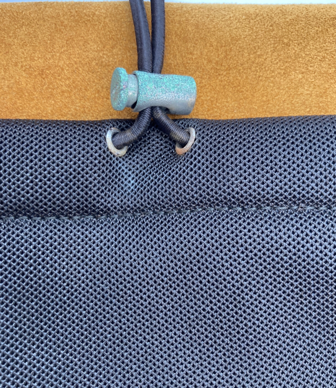 Prada FW 1999 Leaf Motif Suede Velcro Bag