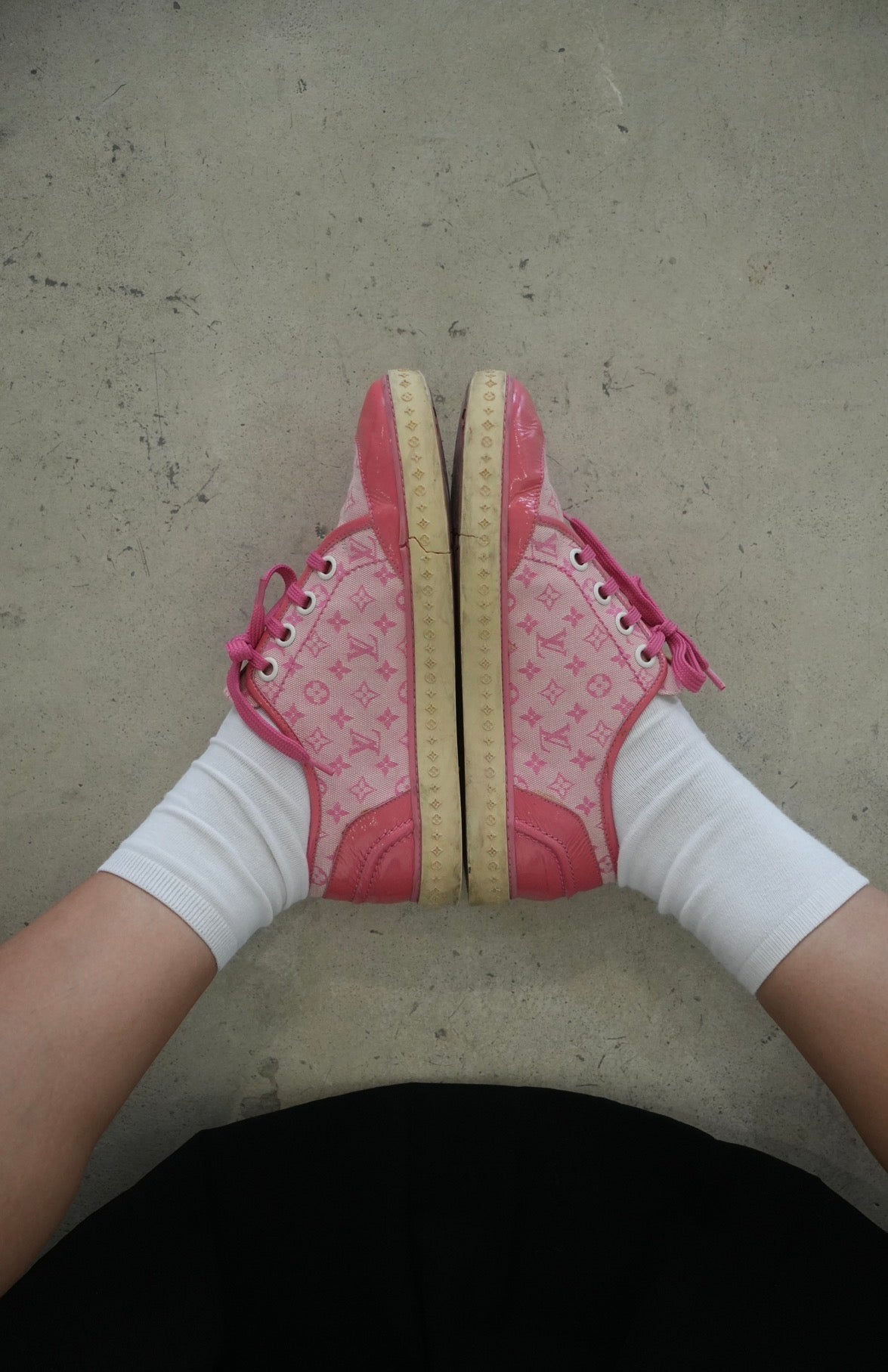 Louis Vuitton Pink Sneakers