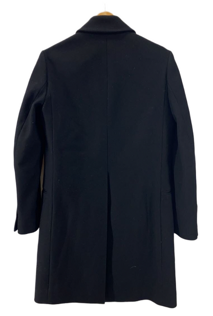 Carven Peak Lapel Wool Coat Sz 44