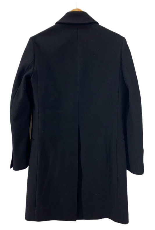 Carven Peak Lapel Wool Coat Sz 44
