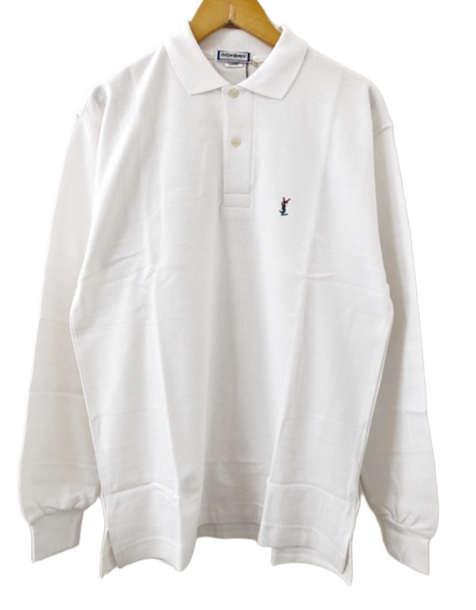 Yves saint laurent LS Polo shirt w logo