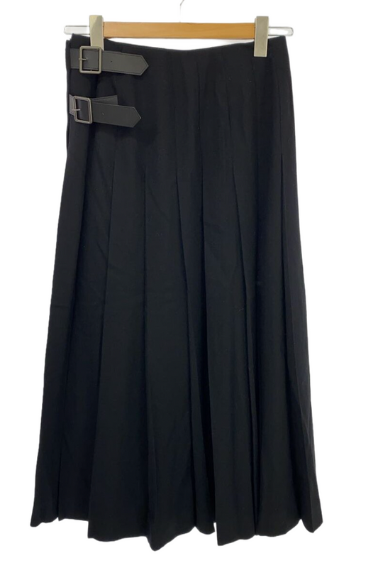 Burberry London Pleated Buckle Maxi skirt
