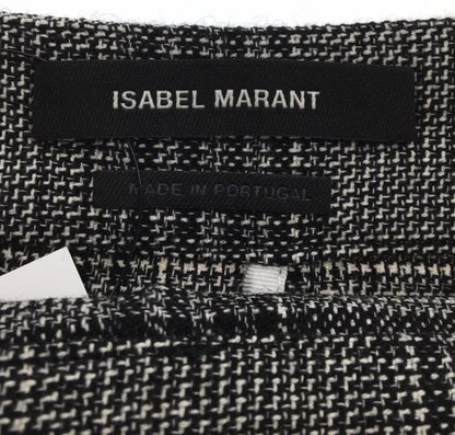 Isabel Marant Checkered Drape Assymetrical Skirt