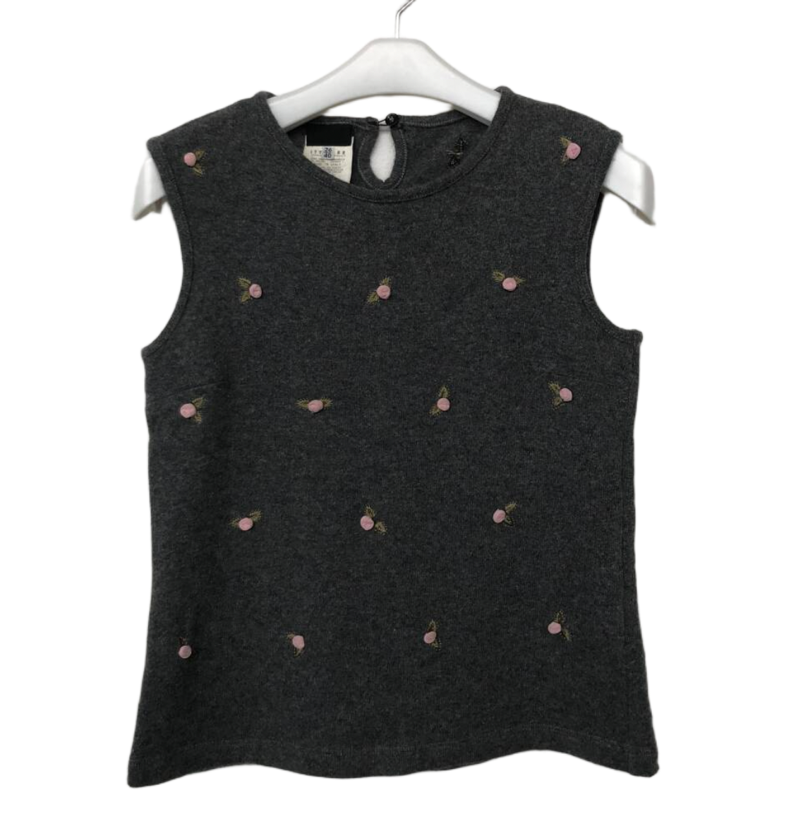 Dolce & Gabbana flower motif knit sless tank