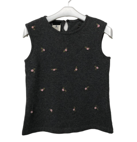 Dolce & Gabbana flower motif knit sless tank