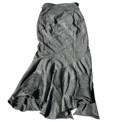 Junya Watanabe Diagonal Patch Mermaid Skirt/Dress Assymetrical Hem