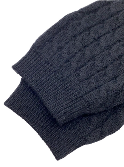 Yves Saint Laurent cable knit Wool Cable knit cardigan