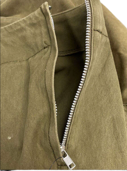 Comme des Garcons Khaki Deformed Bubble Skirt