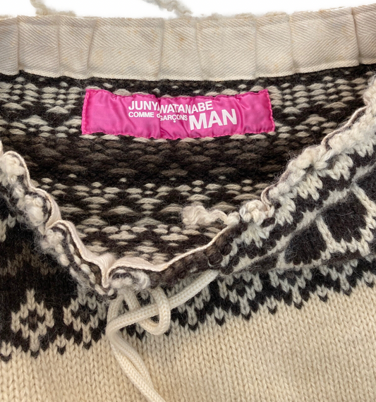 JUNYA WATANABE COMME des GARCONS MAN PINK knit skirt AD2003