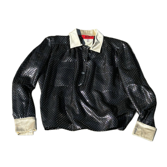 Valentino Night Metallic LS Blouse