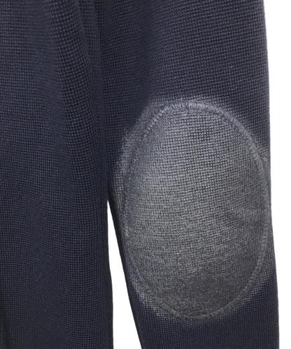 Prada Sport Knit Wool Patch Pocket Elbow Patches Zip Jacket