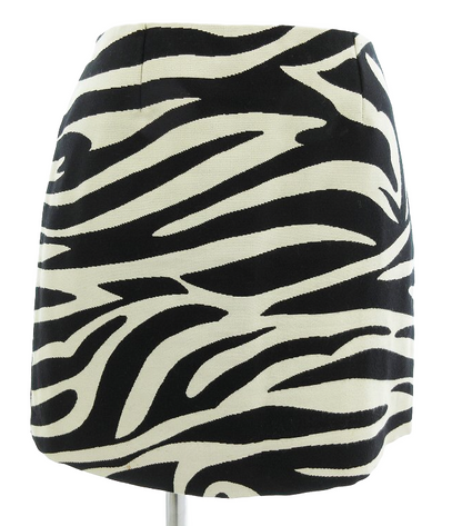 Celine Zebra Print Mini Skirt