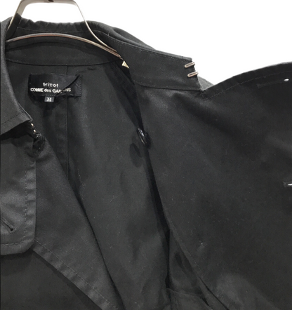 tricot COMME des GARCONS black Short trench jacket