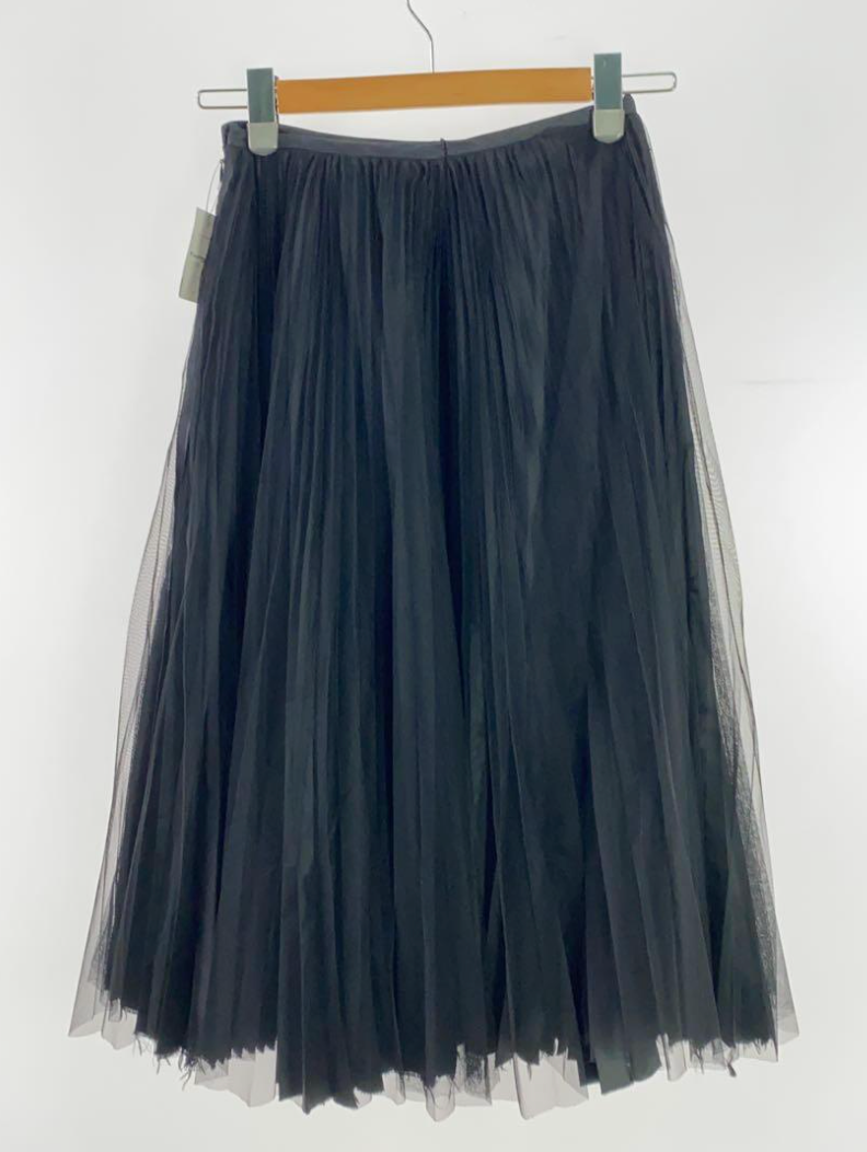 Comme Des Garcons Overlay Tulle Maxi Pleated Skirt