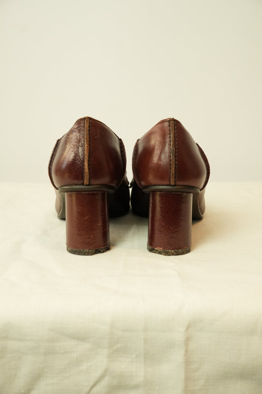 Tsumori Chisato Walk Stitch Heels Sz 24