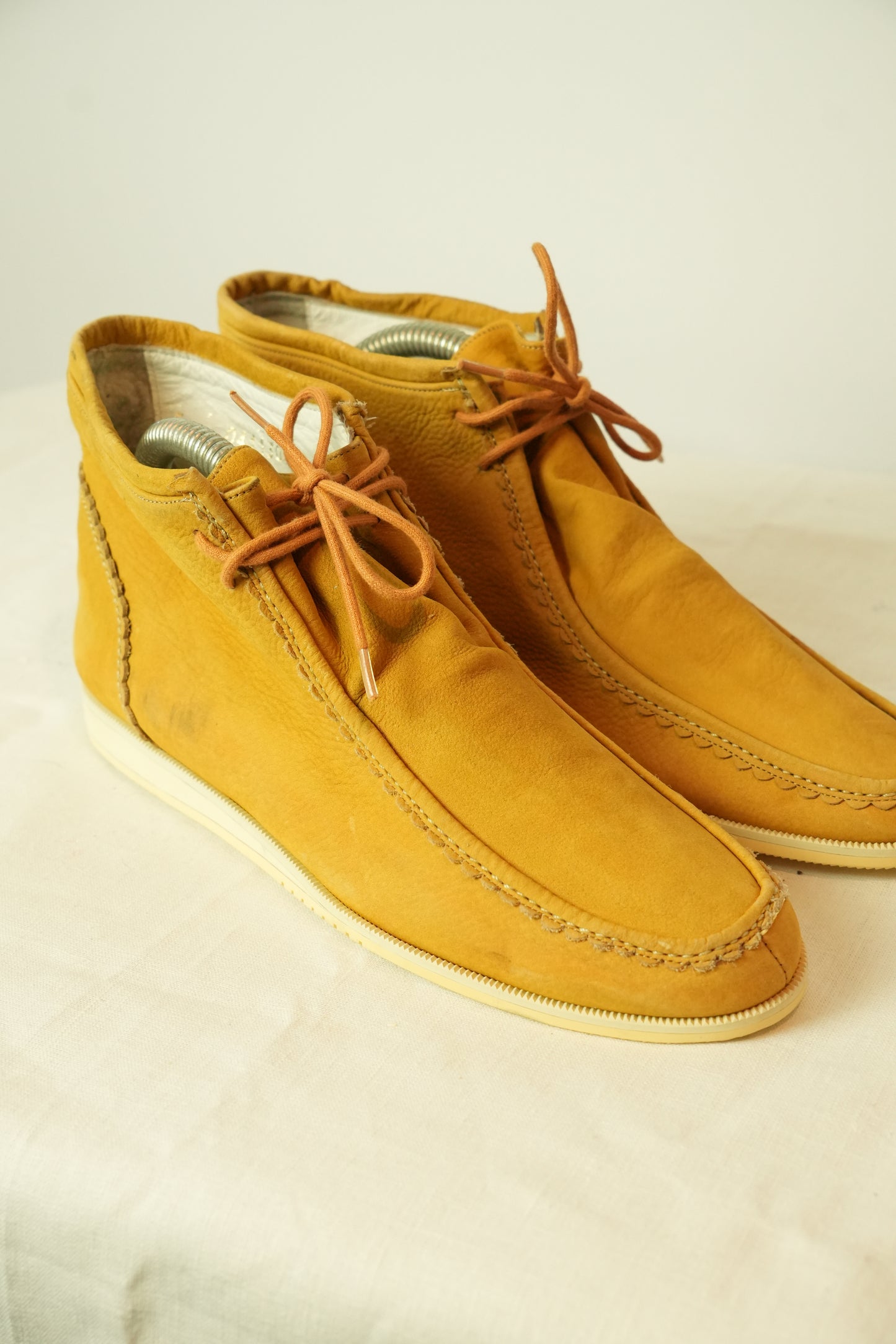 Christian Dior Sports Moccasin High Top Suede Sneakers