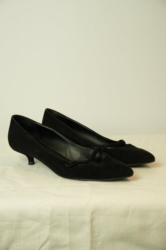 Bottega Veneta Suede kitten Heels 36.5