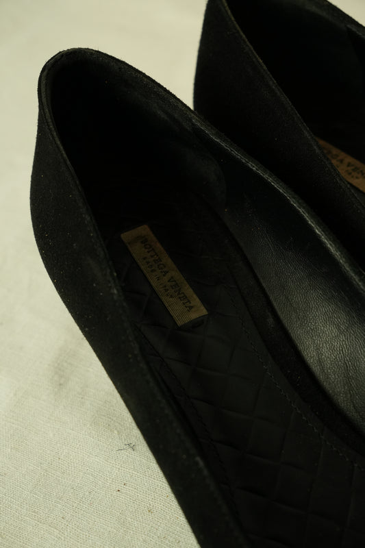 Bottega Veneta Suede kitten Heels 36.5