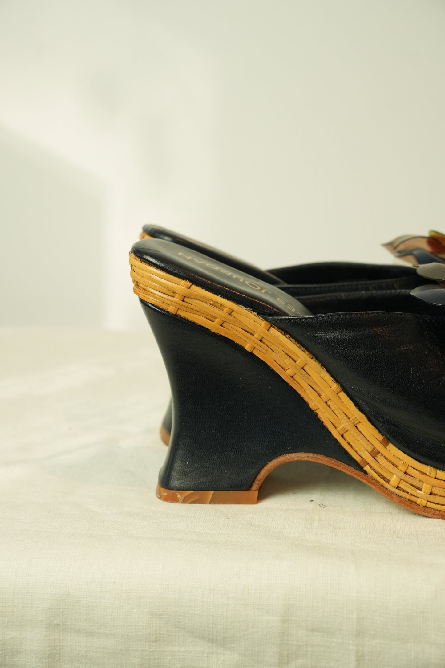 Charles Jourdan Floral Motif Wedges Sz23cm