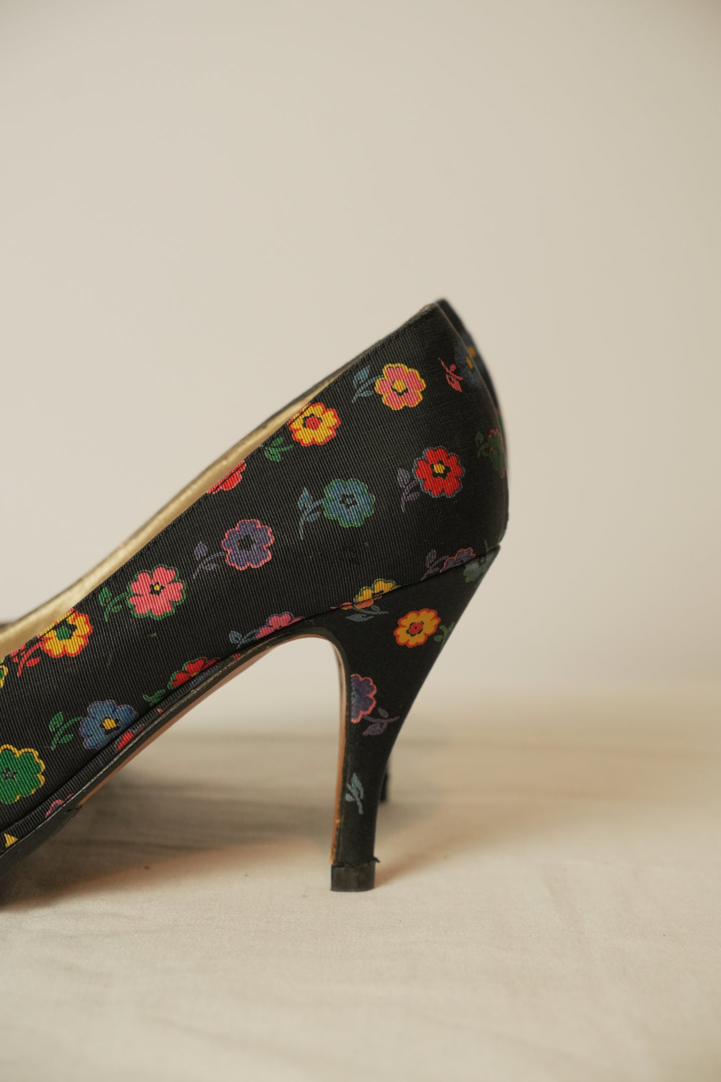 Versace Multi Color Floral Heels