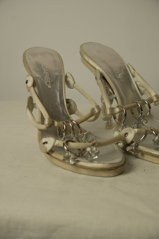 Dsquared2 Ring Crystal Heels Sz38