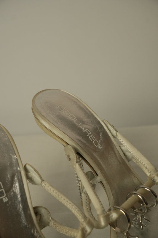 Dsquared2 Ring Crystal Heels Sz38