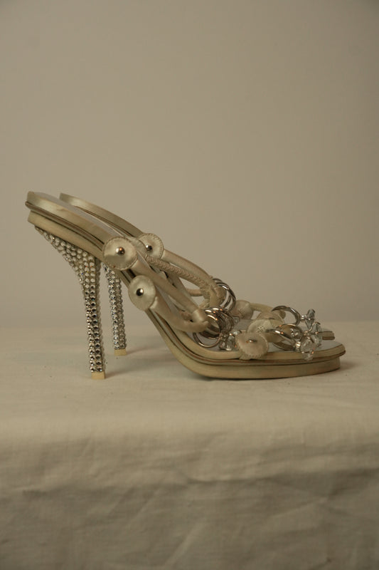 Dsquared2 Ring Crystal Heels Sz38