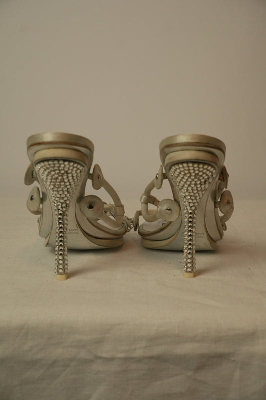 Dsquared2 Ring Crystal Heels Sz38