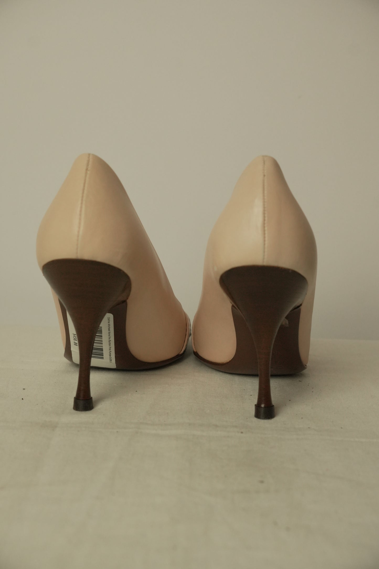 Celine Michael Kors Era Button Pink Pumps Heels Sz36.5