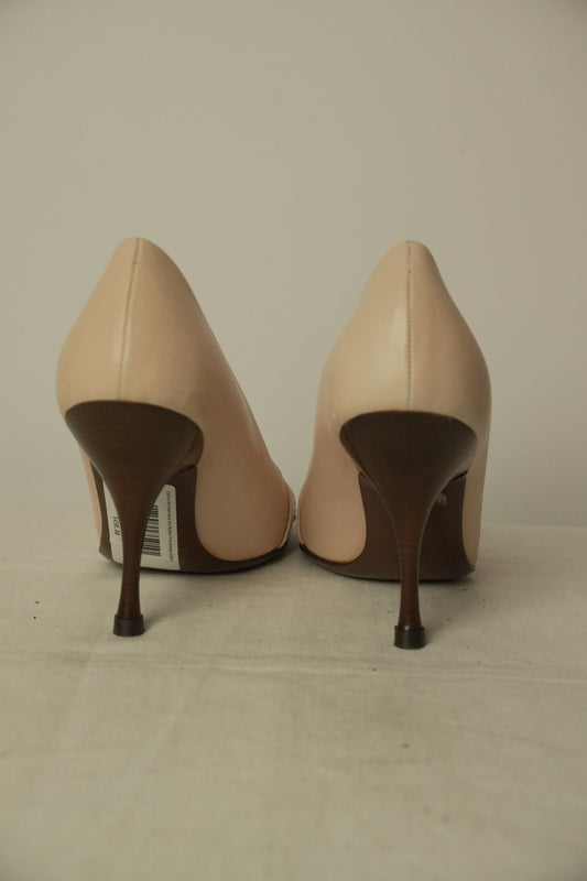 Celine Michael Kors Era Button Pink Pumps Heels Sz36.5