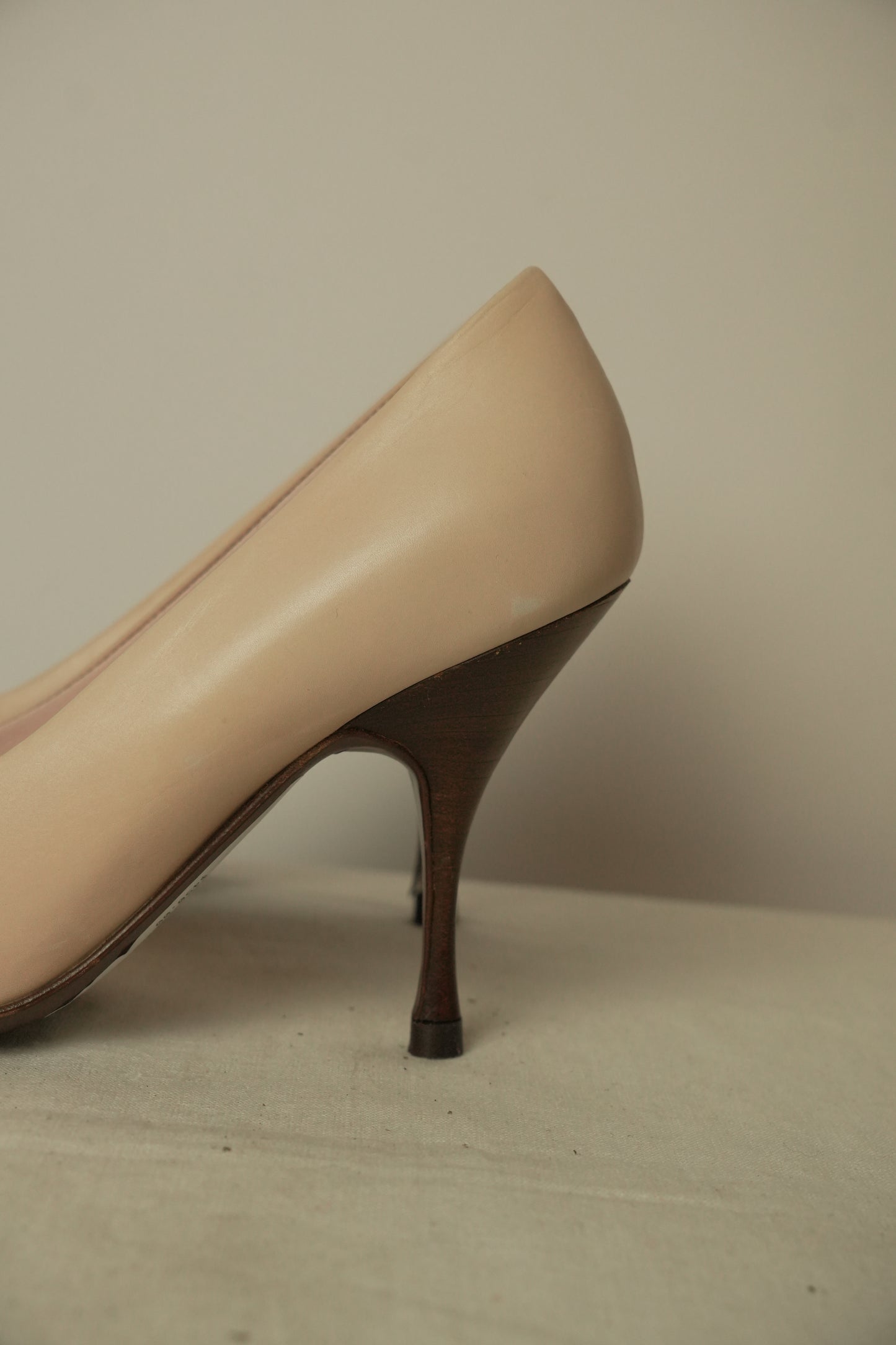 Celine Michael Kors Era Button Pink Pumps Heels Sz36.5