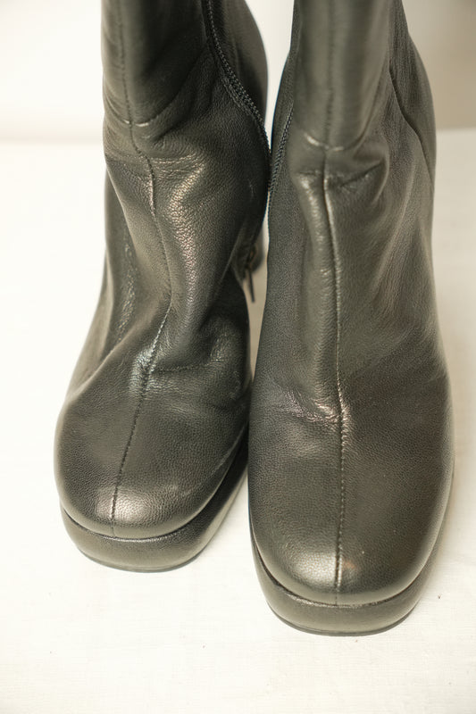 See by Chloe Leather Knee High Boots Sz 37