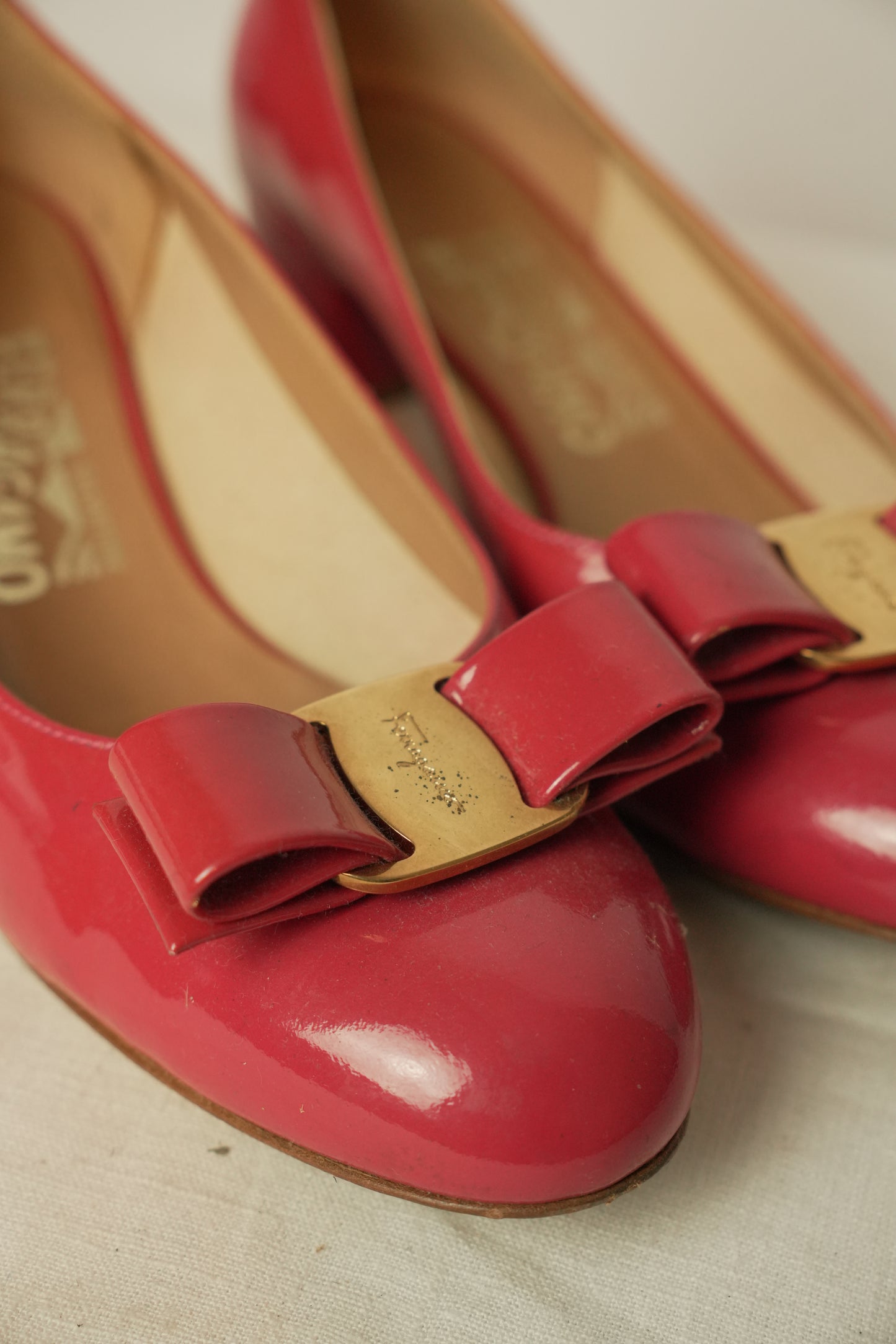 Salvatore Ferragamo Fuschia Pink Pumps