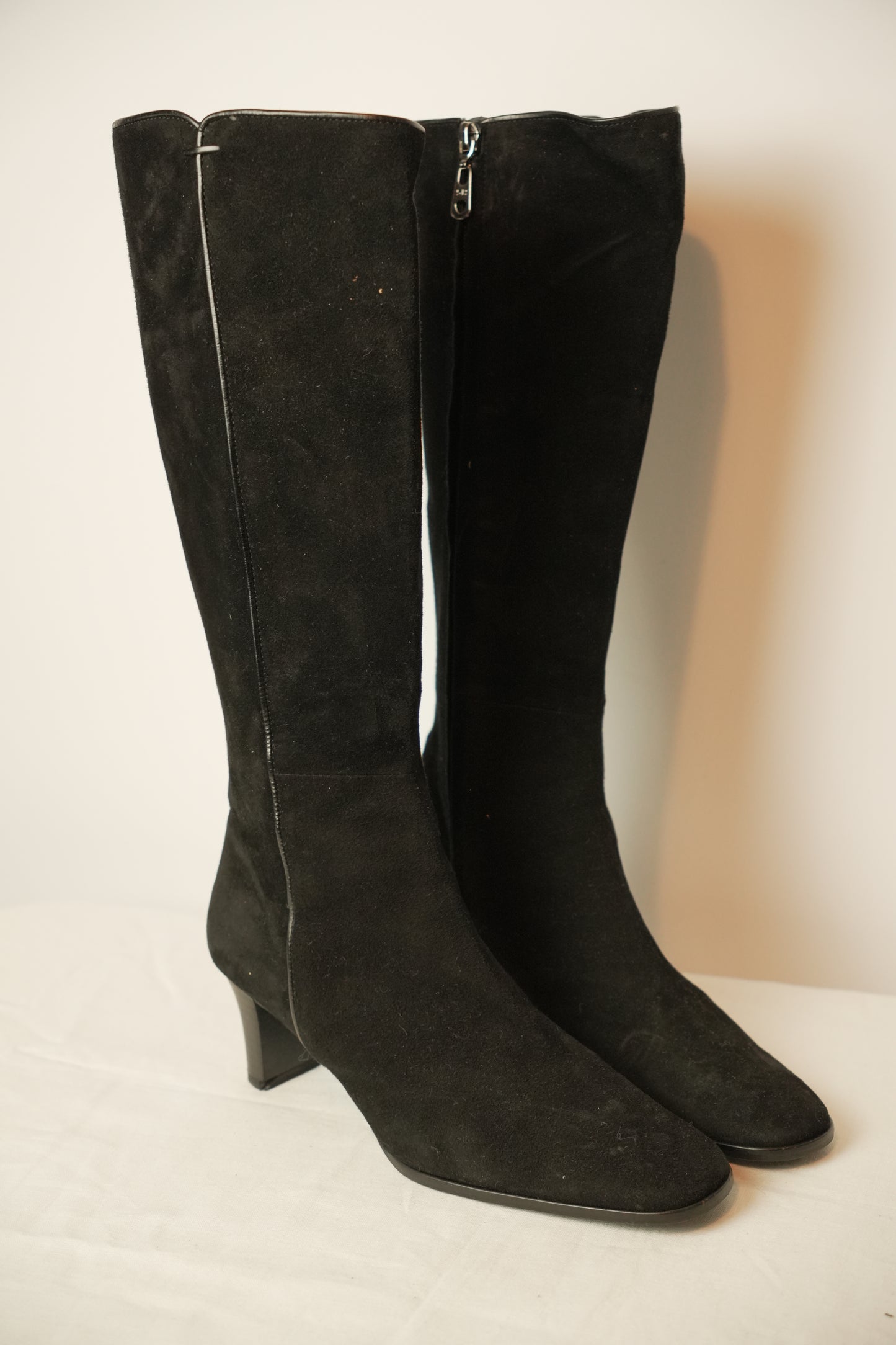 Sonia Rykiel Suede Knee High Boots sz 36.5