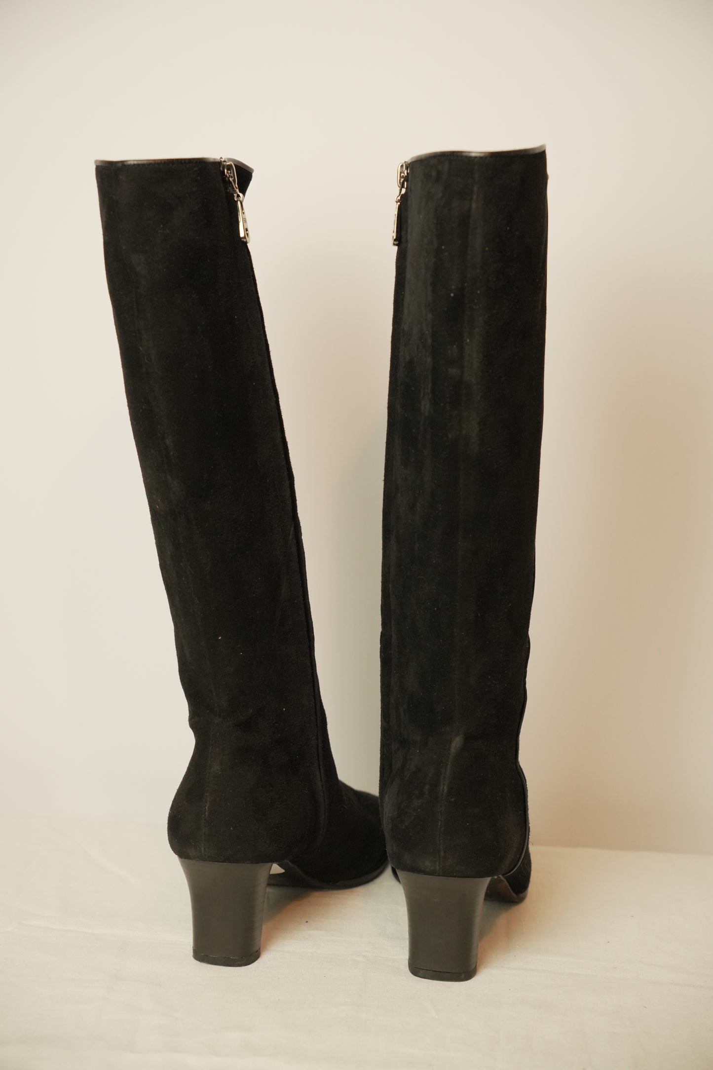 Sonia Rykiel Suede Knee High Boots sz 36.5