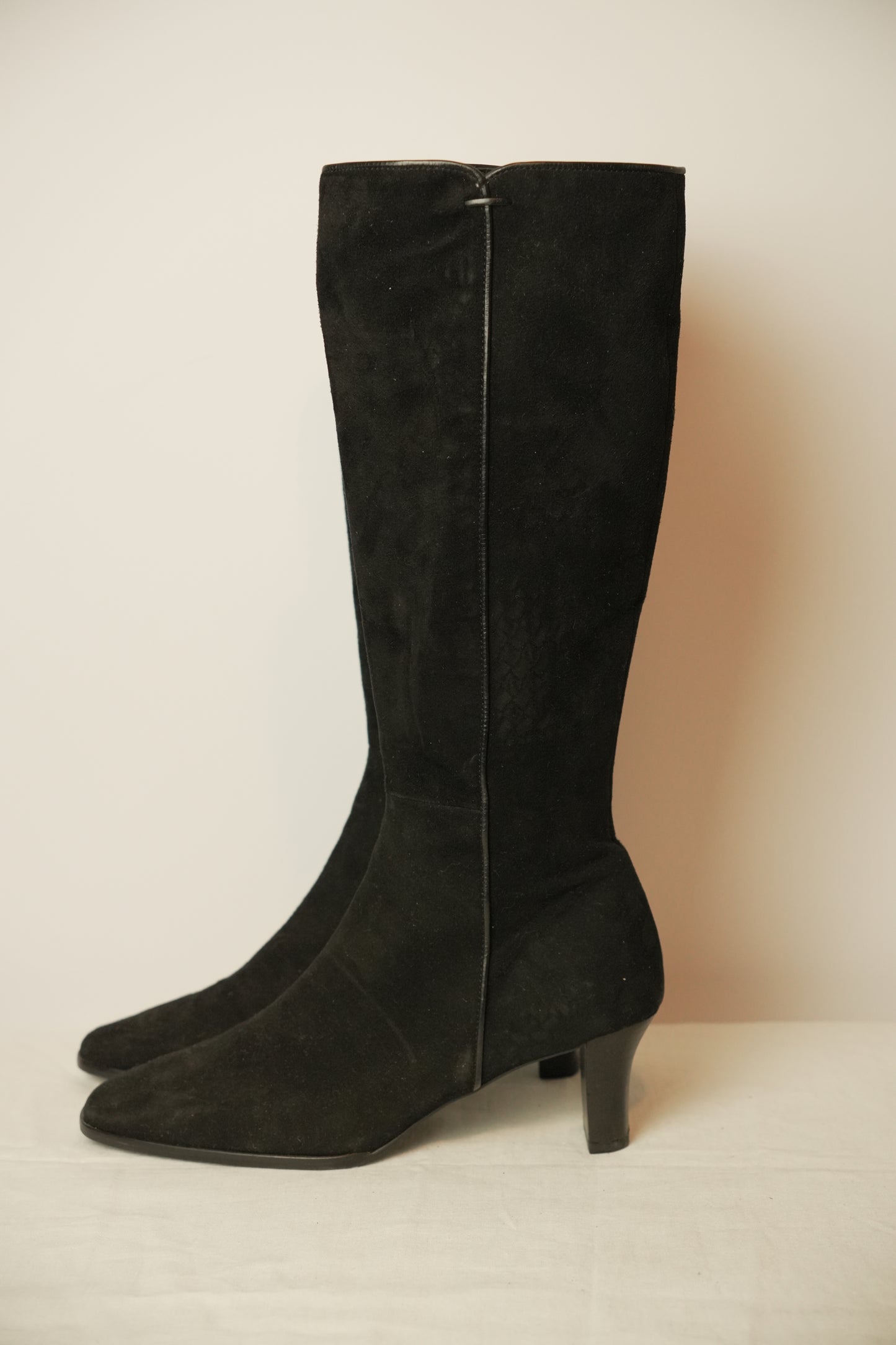 Sonia Rykiel Suede Knee High Boots sz 36.5