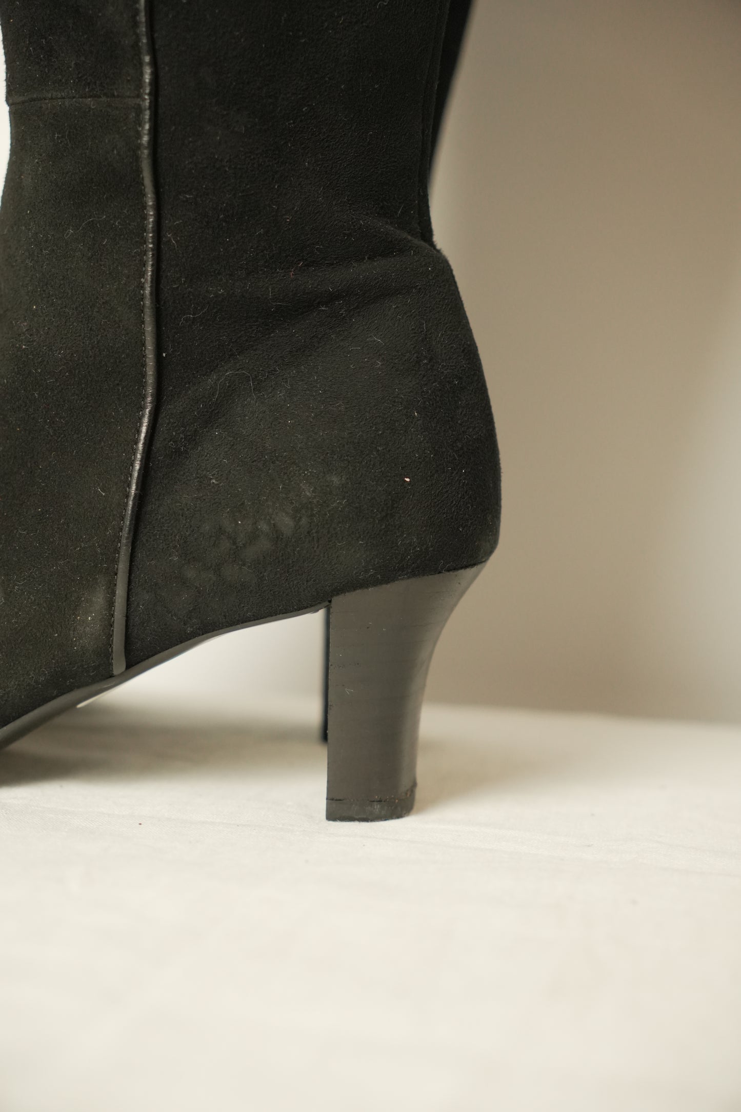 Sonia Rykiel Suede Knee High Boots sz 36.5