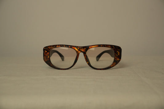 Christian Dior Round Square Brown Vintage Sunglasses