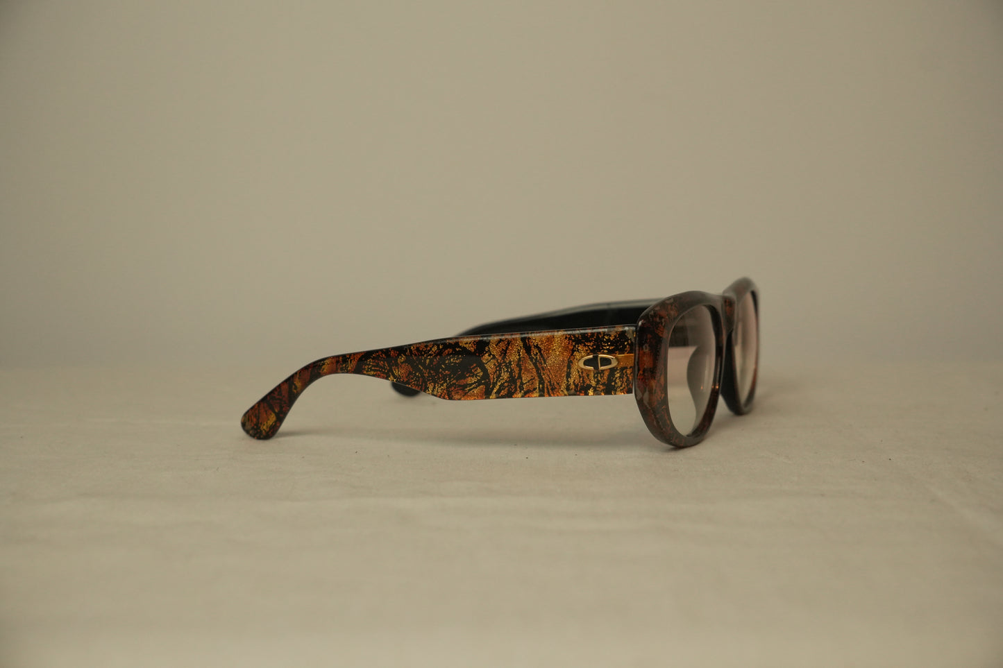 Christian Dior Round Square Brown Vintage Sunglasses